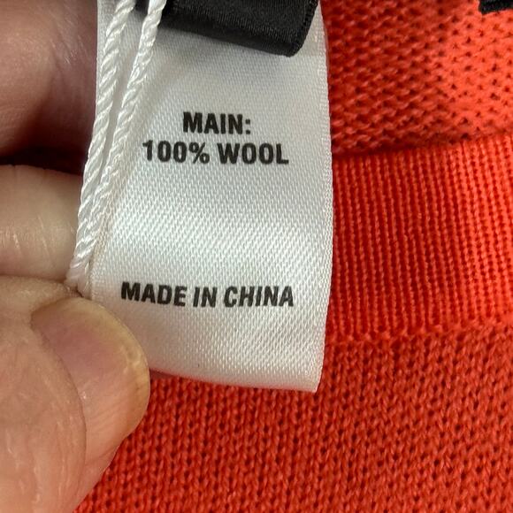 ST. JOHN NWT Float Jacquard Merino Wool Butterfly Sweater In Blossom S - Picture 7 of 8